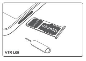 Insérer la carte SIM dans le Huawei P10