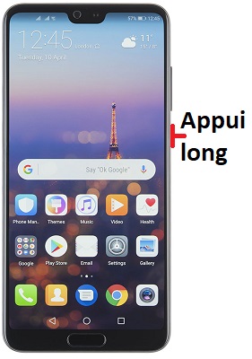 Comment éteindre son Huawei P20 ?