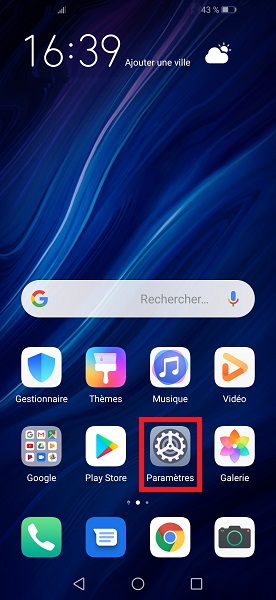 Changer le code PIN sur le Huawei P30