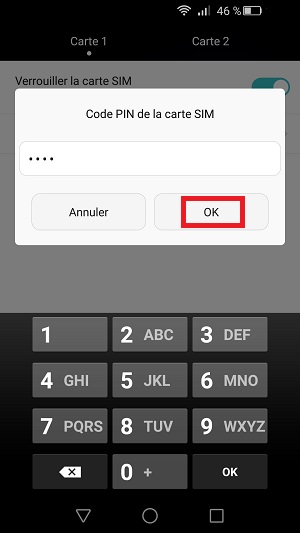 Changer votre code pin de son Honor 7.