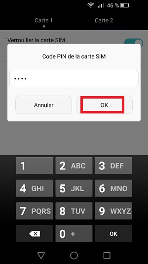 Changer votre code pin de son Honor 7.