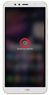 Comment éteindre le Huawei Y6 2018 ?