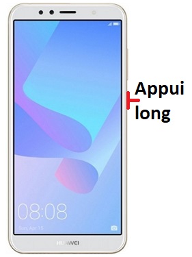 Comment éteindre le Huawei Y6 2018 ?