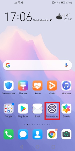 Changer le code PIN sur le Huawei Y6 2018