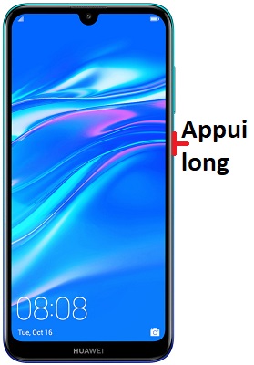 Comment éteindre son Huawei Y7 2019 ?