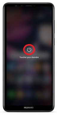 Comment éteindre le Huawei Y9 2018 ?