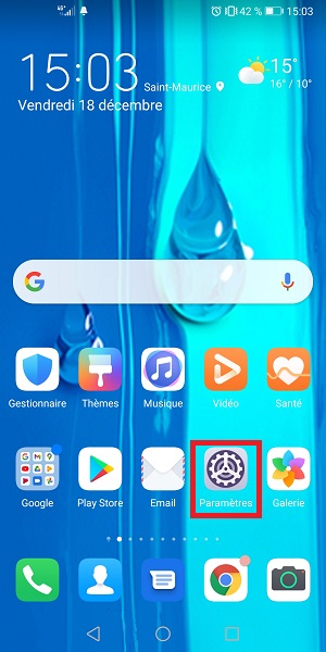 Changer votre code PIN de son Huawei Y9 2019.