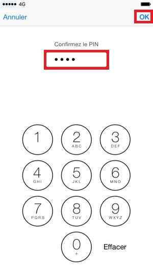 Changer votre code PIN de son Apple iPhone 8