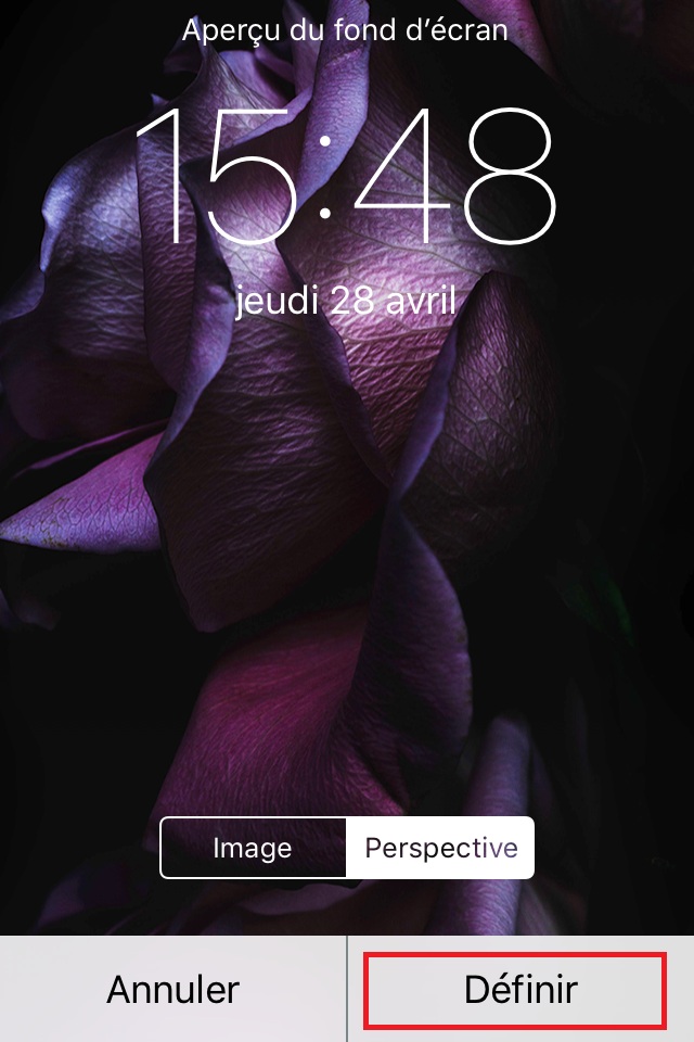 Changer le fond d’écran