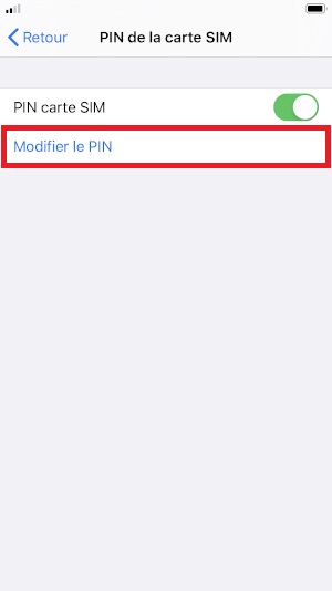 Changer votre code PIN de son Apple iPhone SE 2020.