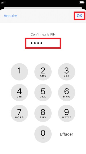 Changer votre code PIN de son Apple iPhone SE 2020.