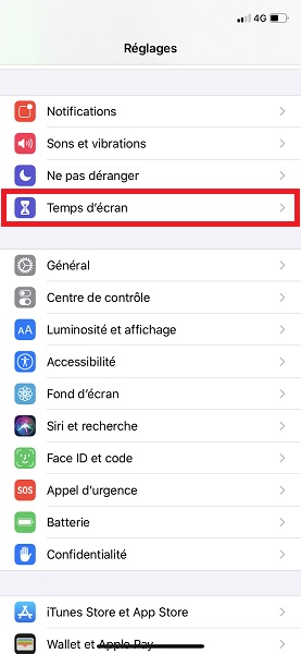 Régler et utiliser la fonction temps écran sur votre iPhone