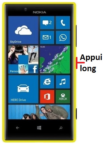 Comment éteindre son Nokia Lumia 720 ?