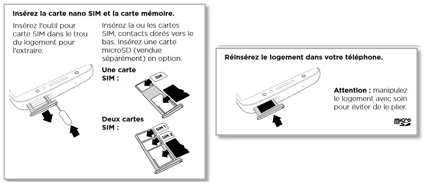 Comment insérer sa carte SIM dans son Motorola G6 ?