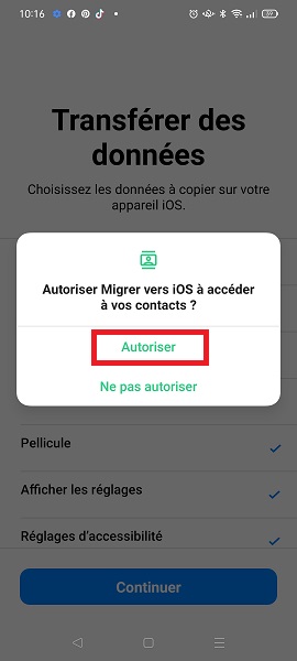 Transférer ses données d’un smartphone Android vers son iPhone.