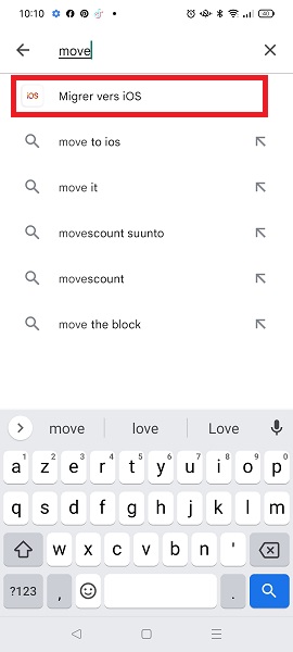 Transférer ses données d’un smartphone Android vers son iPhone.
