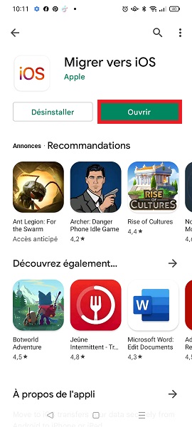Transférer ses données d’un smartphone Android vers son iPhone.