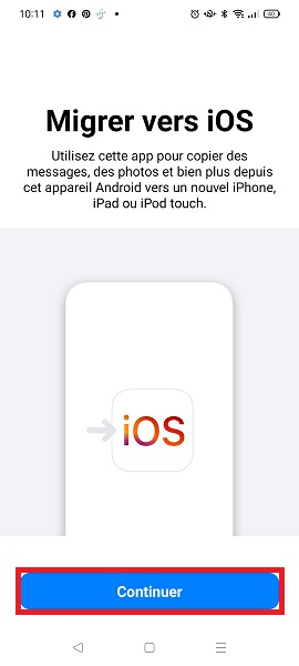 Transférer ses données d’un smartphone Android vers son iPhone.