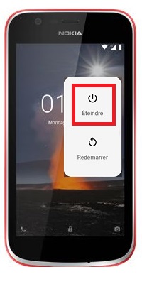 Comment éteindre son Nokia 1 ?