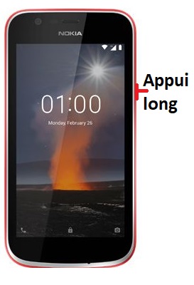 Comment éteindre son Nokia 1 ?