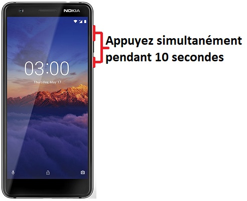 Forcer l’arrêt mon Nokia 3.1 ?
