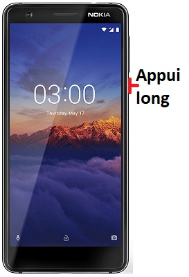 Comment éteindre son Nokia 3.1 ?