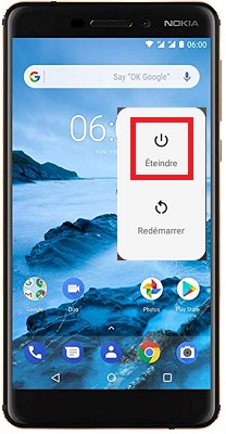 Comment éteindre son Nokia 6.1 ?