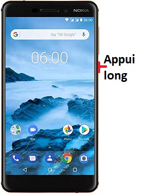 Comment éteindre son Nokia 6.1 ?