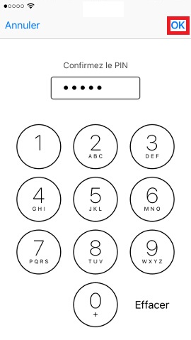 Changer votre code PIN de son Apple iPhone 5.