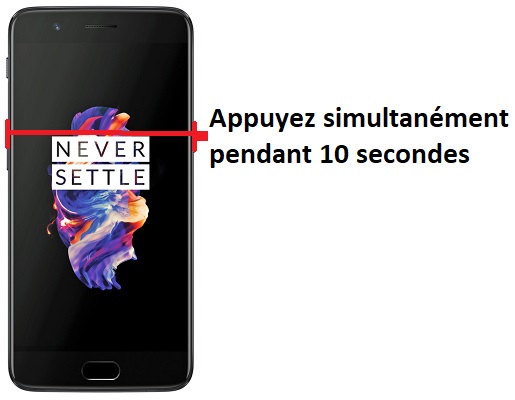 Forcer l’arrêt mon OnePlus 5 ?