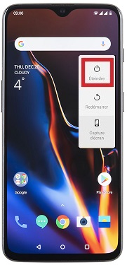 Comment éteindre son OnePlus 6T ?