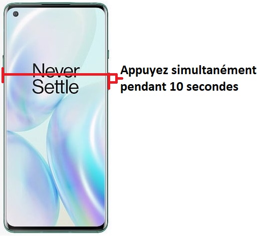Comment forcer l’arrêt mon OnePlus 8 ?