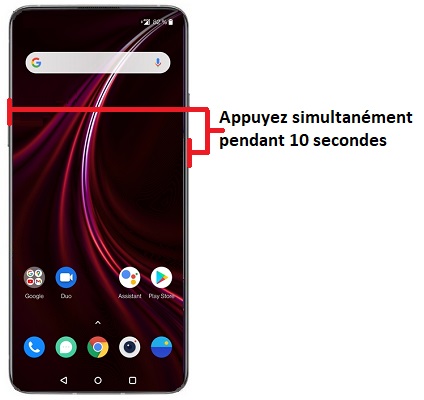Forcer l’arrêt mon OnePlus 8 Pro ?