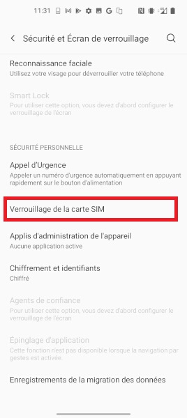 Changer votre code pin de son OnePlus 9