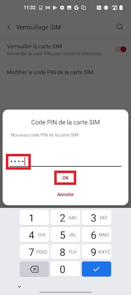 Changer votre code pin de son OnePlus 9