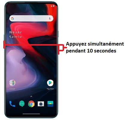 Forcer l’arrêt mon OnePlus Nord N10 5G ?
