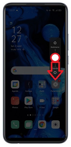 Comment éteindre son OPPO A15 ?