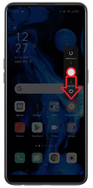 Comment éteindre son OPPO A94 ?