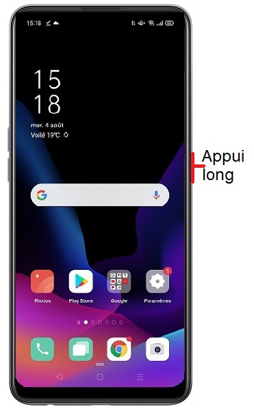 Comment éteindre son OPPO A94 ?