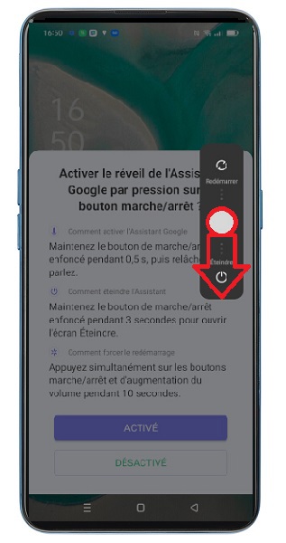 Comment éteindre son OPPO Find X3 Pro ?