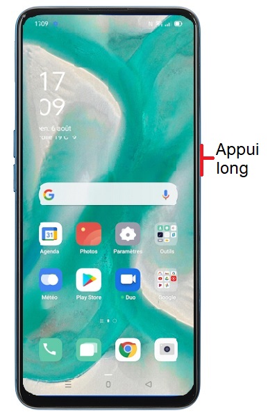 Comment éteindre son OPPO Find X3 Pro ?