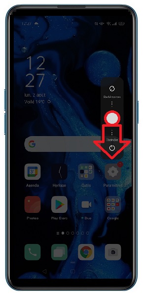 Comment éteindre son OPPO Reno 4 Z ?
