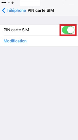 Changer votre code PIN de son Apple iPhone 5.