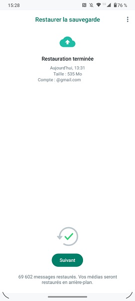 Restaurer vos conversions WhatsApp