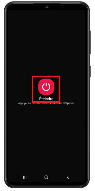 Comment éteindre le Samsung Galaxy A03 ?