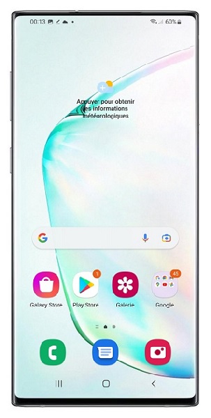 Comment allumer le Samsung Galaxy Note 10 ?