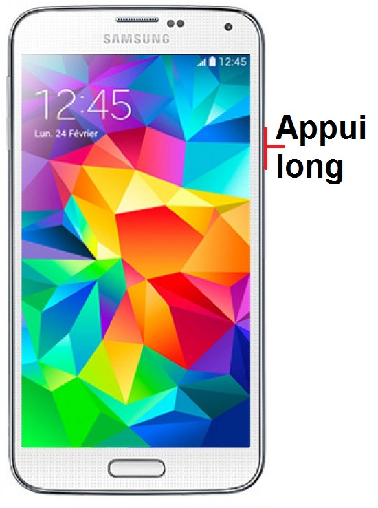 Comment éteindre son Samsung Galaxy S5 ?