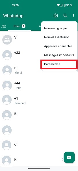 Sauvegarder vos conversions WhatsApp sur Google Drive