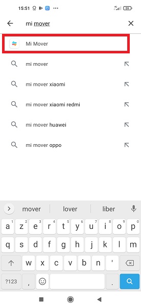 Télécharger Mi Mover sur votre nouveau Xiaomi.