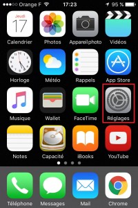 Iphone IOS 9 réglages